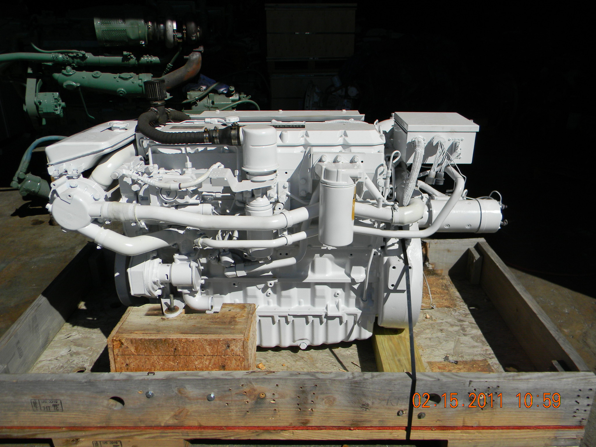 CATERPILLAR-3126TA RBLT MARINE ENGINE How To Turn Up A 3126 Cat Engine