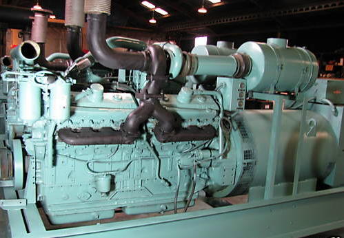 16V-92T Used Industrial Generator Set