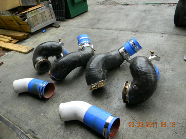 12V-2000 STAINLESS STEEL EXHAUST RISER