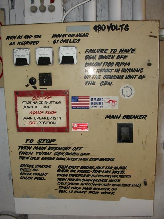 VT1710 USED INDUTRIAL GENERATOR