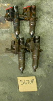 Used and core Injectors.