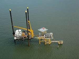 Jack up Barge with 175' legs