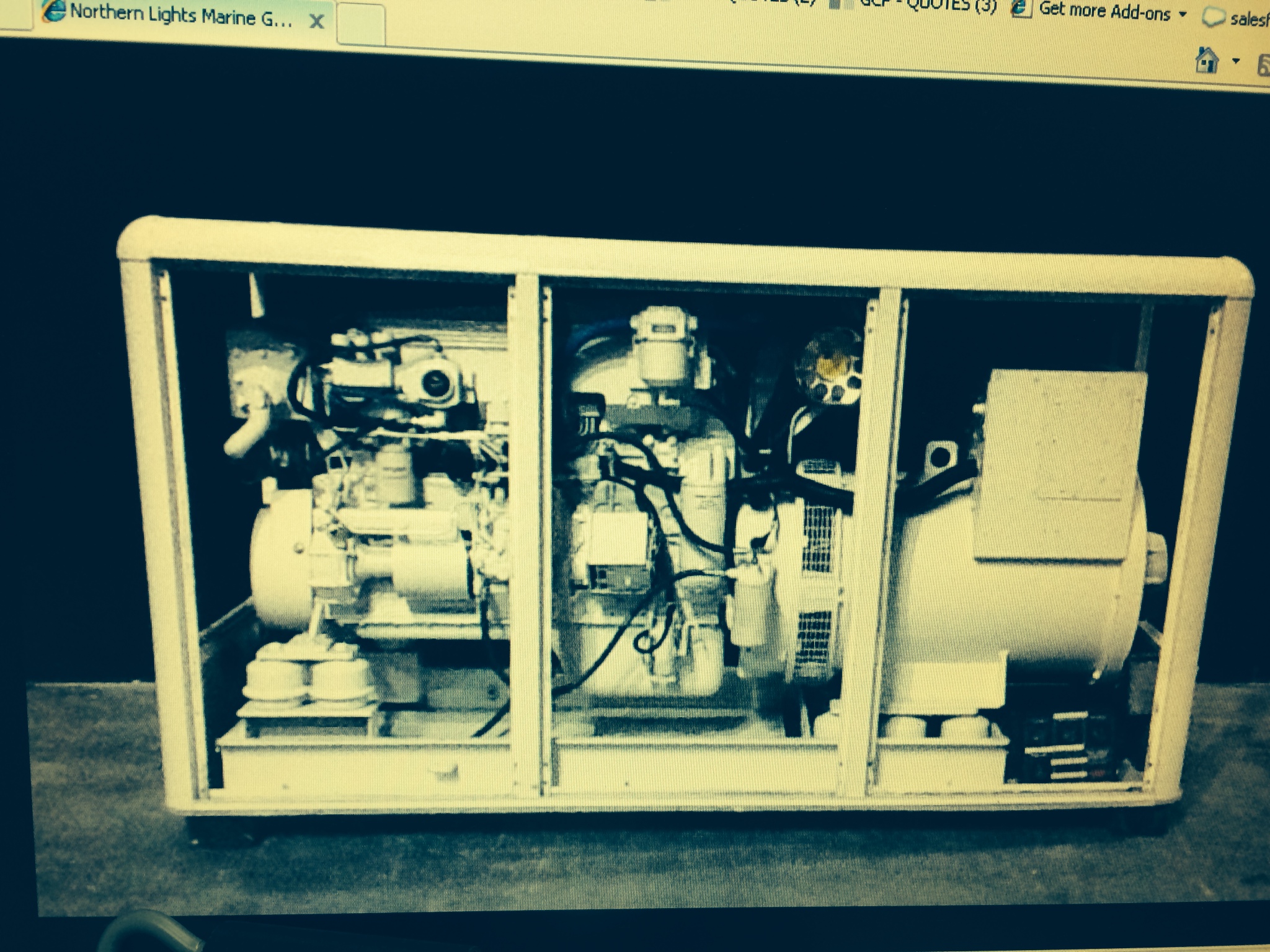 Northern LightsM6125155KW Marine Generator Used