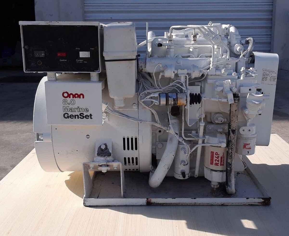 Onan Used Marine Generator Set.
