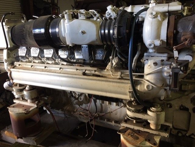 12V-2000 M90 Used Marine Engines