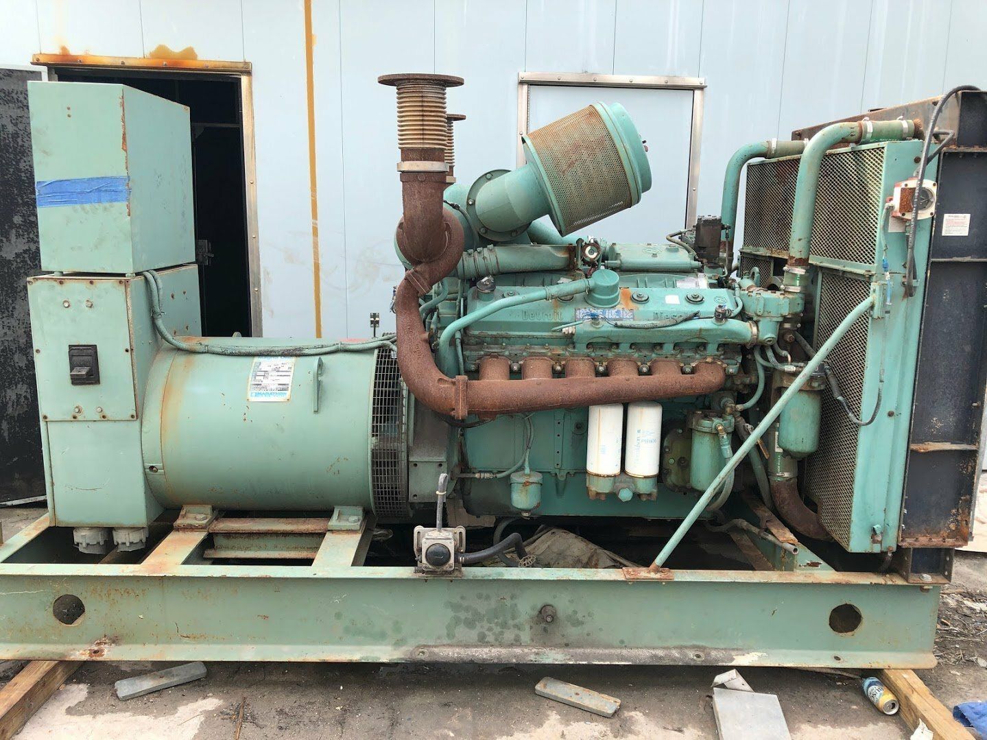 12v-71T USED INDUSTRIAL GENERATOR SET