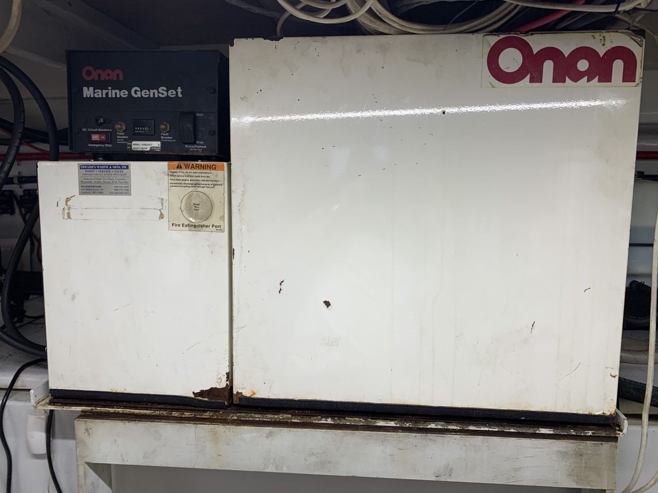 Onan Used Marine Generator Set.