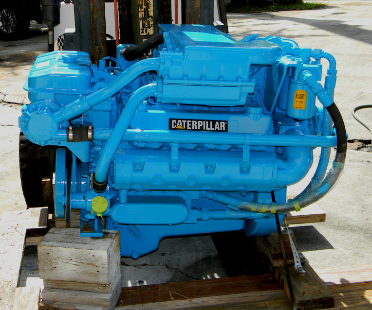 CATERPILLAR 3208TA RBLT MARINE ENGINE