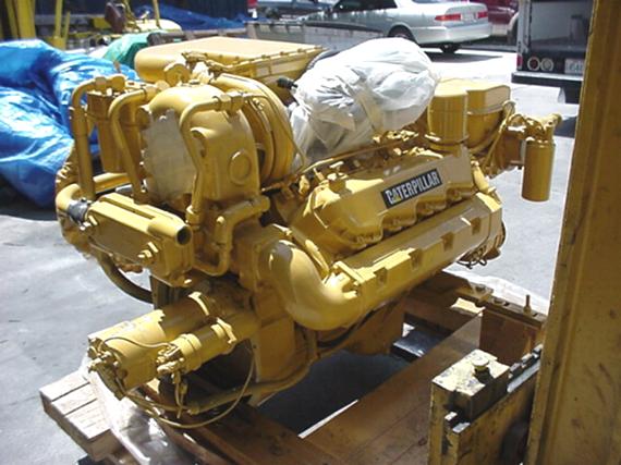 CATERPILLAR 3208TA RBLT MARINE ENGINE