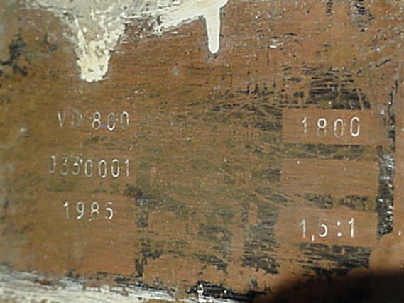 ISOTTA FRASCHINI VD800 USED REMOTE V-DRIVE