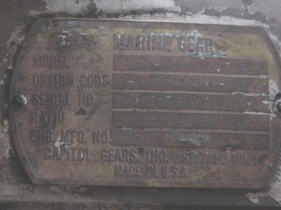 CAPITOL HY22000 USED MARINE TRANSMISSION