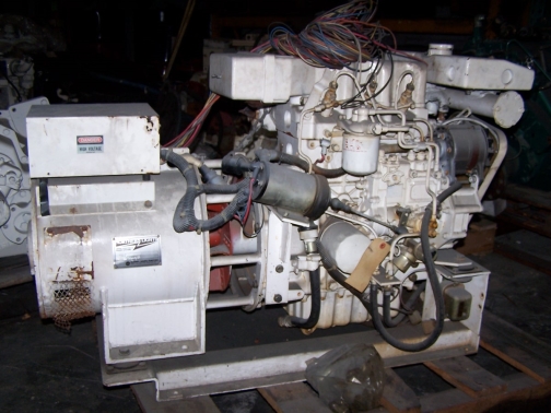 NORTHERN LIGHTS 12 KW DIESEL MARINE GEN SET 