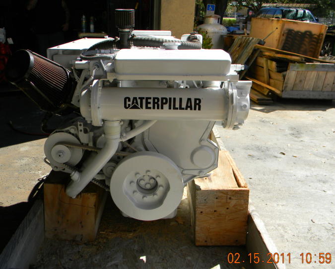 CATERPILLAR 3126TA RBLT MARINE ENGINE
