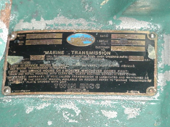 TWINDISC MG5114 USED MARINE TRANS