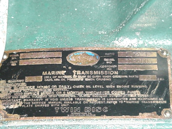 TWINDISC MG5114 USED MARINE TRANS