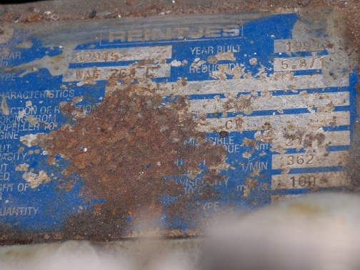 Reintjes WAF263L used marine transmissions