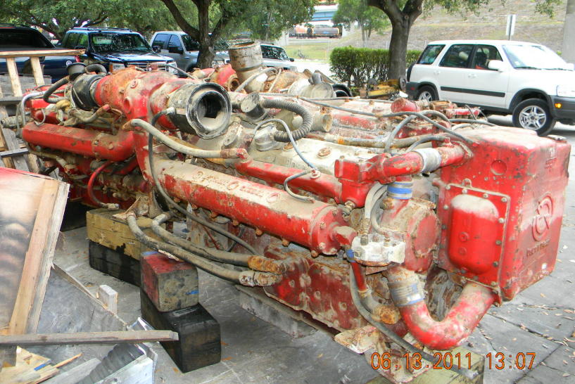 DETROIT DIESEL 12v-71TA Used Marine Yacht T/O 