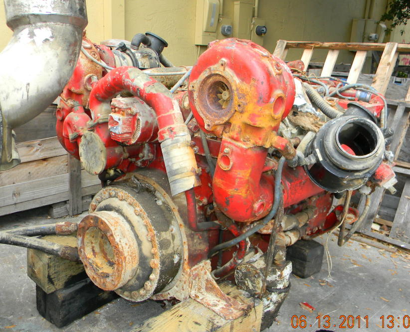 DETROIT DIESEL 12v-71TA Used Marine Yacht T/O 