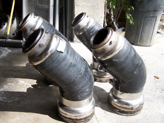 Marine Exhaust FL 16v-92DDEC water cooled exhaust