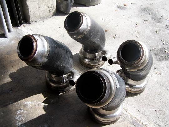 Marine Exhaust FL 16v-92DDEC water cooled exhaust