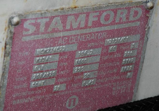 Mercedes/Stanford 85 KW Stanford Mercedes  Marine Genset