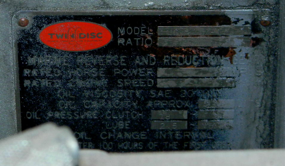 TWIN DISC MGN273 USED MARINE GEARS