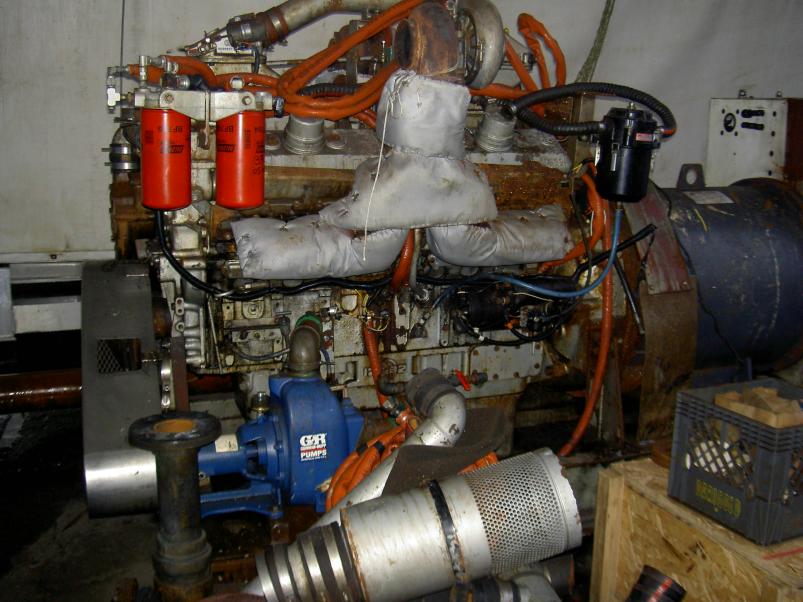 Detroit Diesel 12V-92 TIB Used Marine Generator Set