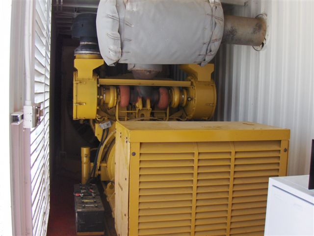 CATERPILLAR 3512 Industrial Generator Set in Container