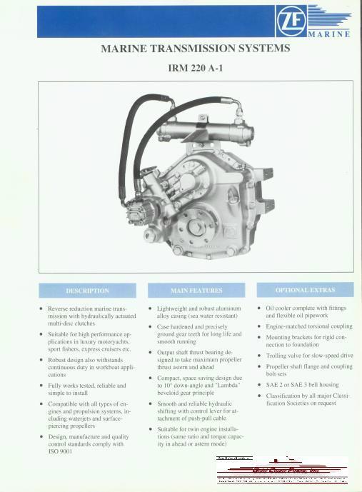 ZF IRM220A  NEW GEARS