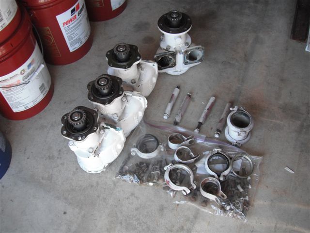 Detroit Diesel 16v92 12v92 & 12v71 USED JABSCO RAW WATER PUMPS