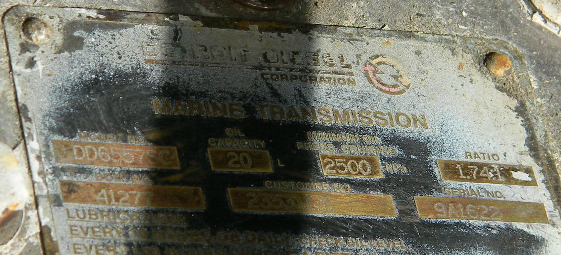 Twin Disc 6557SC USED MARINE TRANSMISSIONS