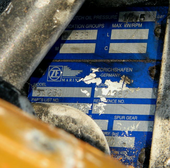 ZF BW250 USED MARINE GEARs