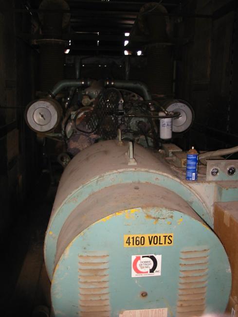 DETROIT DIESEL 16v149 USED INDUTRIAL GENERATOR