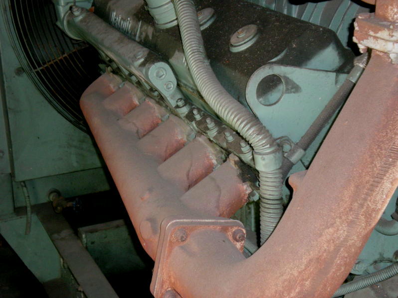 DETROIT DIESEL 12v-71TT USED INDUSTRIAL GENERATOR SET