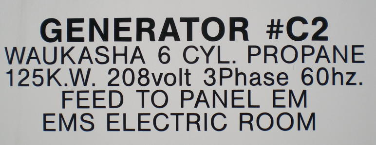 Waukasha 6 Cyl USED PROPANE INDUSTRIAL GENERATOR SET