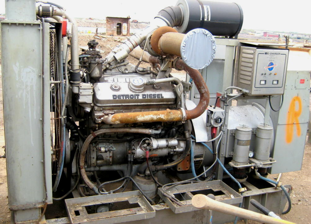 DETROIT DIESEL 8v-92T Used Industrial gen-set