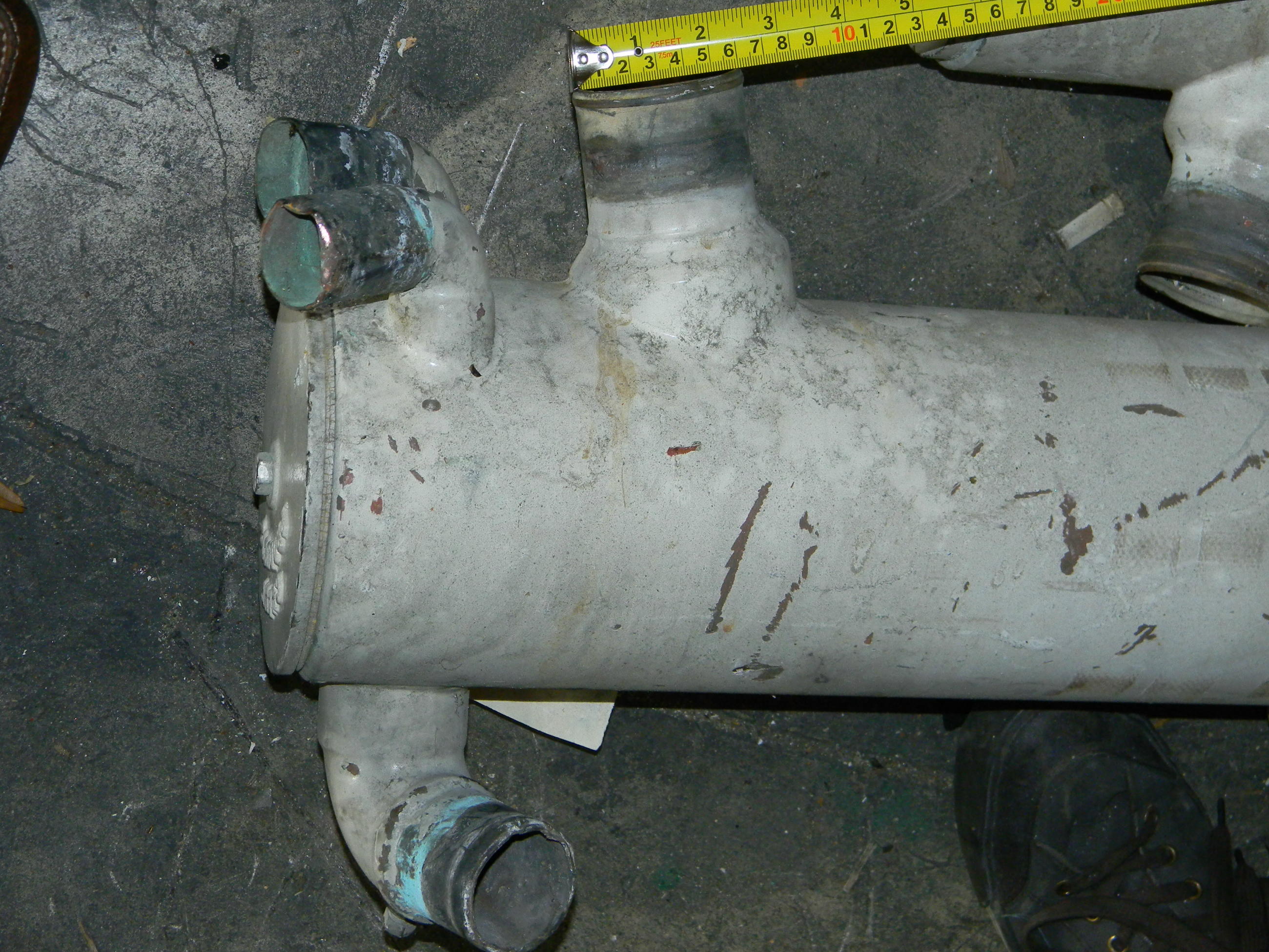 DETROIT DIESEL 16v-92 Mechanical Heat Exchanger Tank.