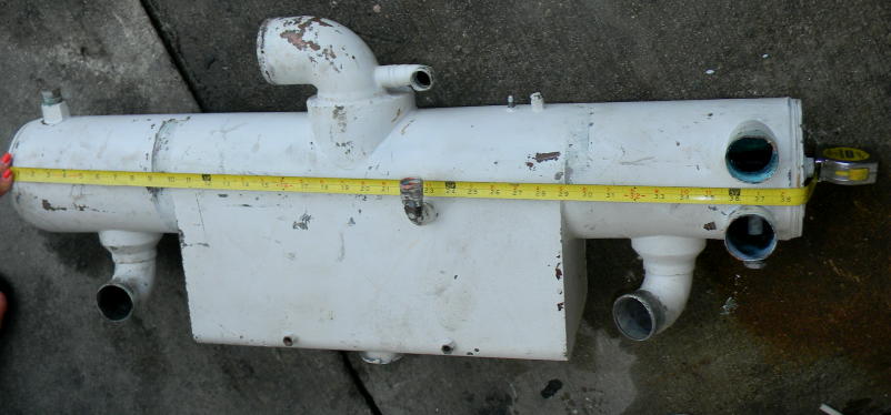 DETROIT DIESEL 16v-92TA Mechanical Heat Exchanger Tank.