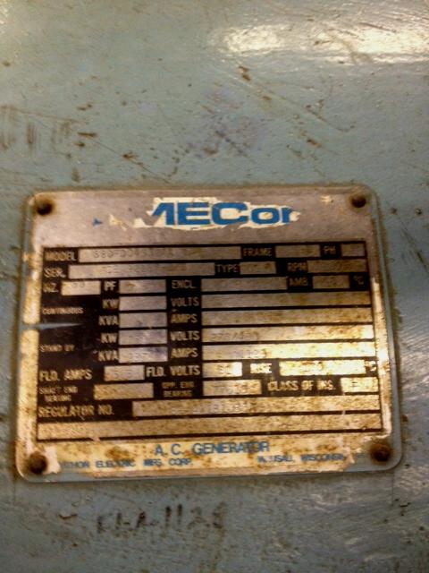 DETROIT DIESEL 12V-149T used ind generator set 