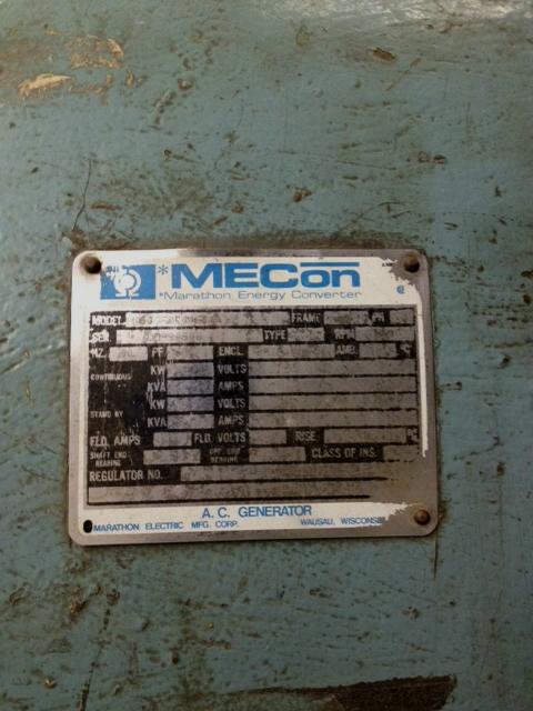 DETROIT DIESEL 12V-149T used ind generator set 