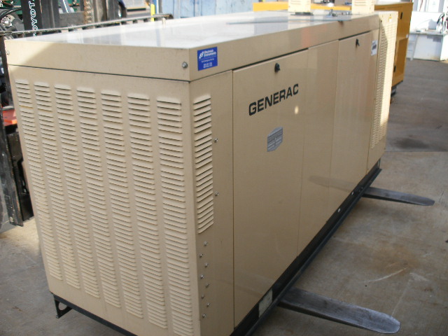 Generac QT08054AVSN Used  Natural Gas Generator Set. 