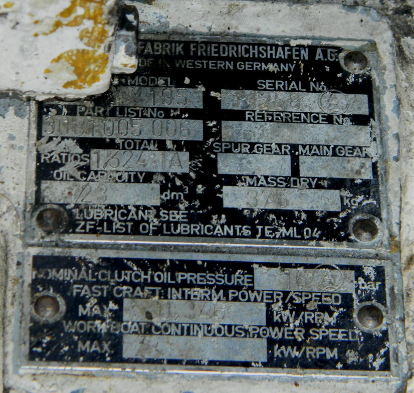 ZF ZF BW-195 Used Marine Transmssion 