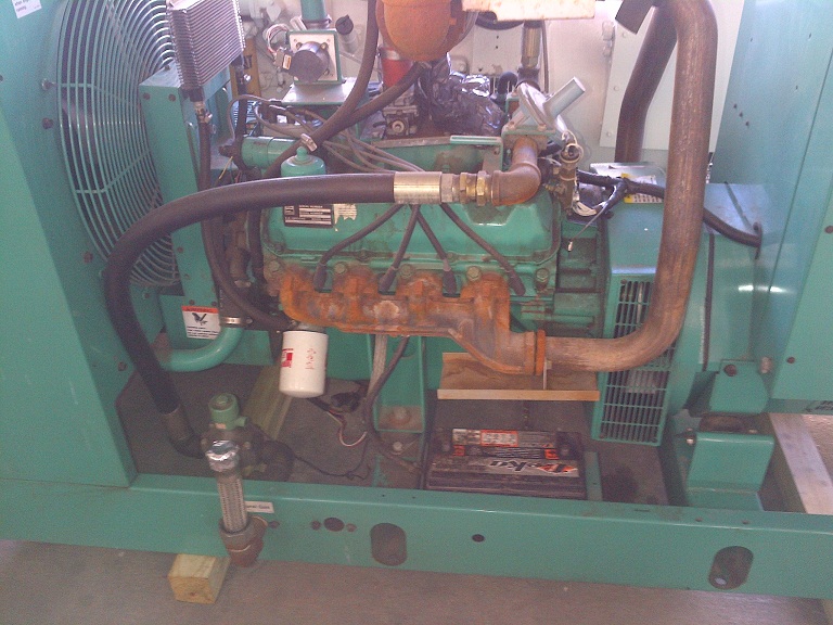 Cummins 100ENBA  Nat Gas Industrial Generator set.