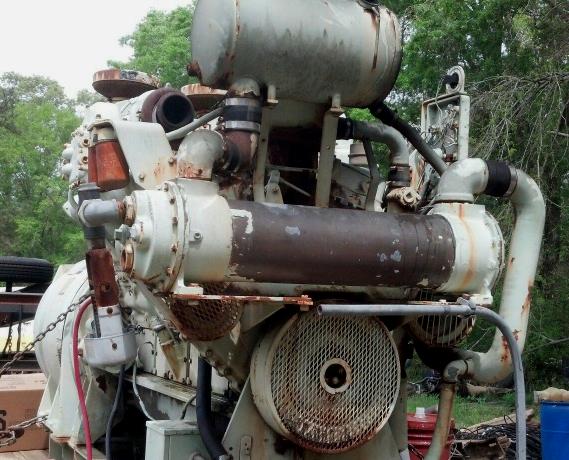 Cummins VT12-700 GS Used Gen-set Low Hour