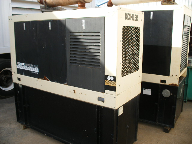 Kohler 60ROZP61 Used  Diesel Generator Set. 