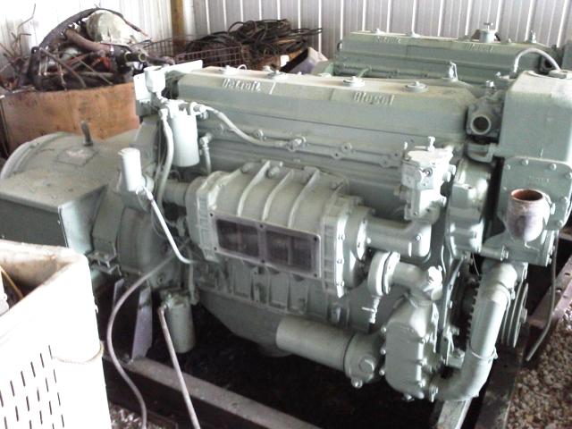 DETROIT DIESEL 6-71N USED MARINE GENERATOR SETS