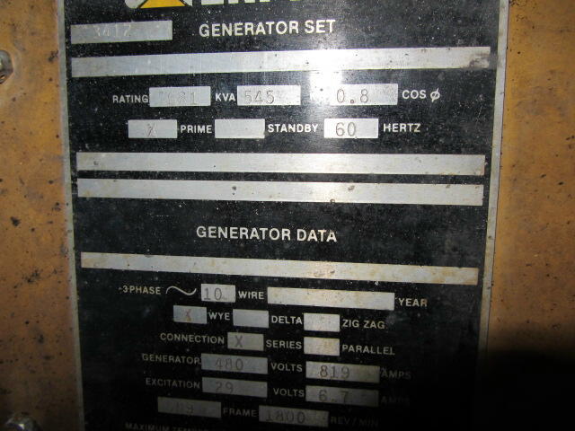 CAT 3412DITA Industrial Gen-set 