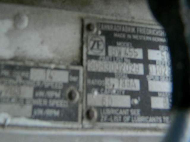 ZF BW455  USED MARINE GEAR