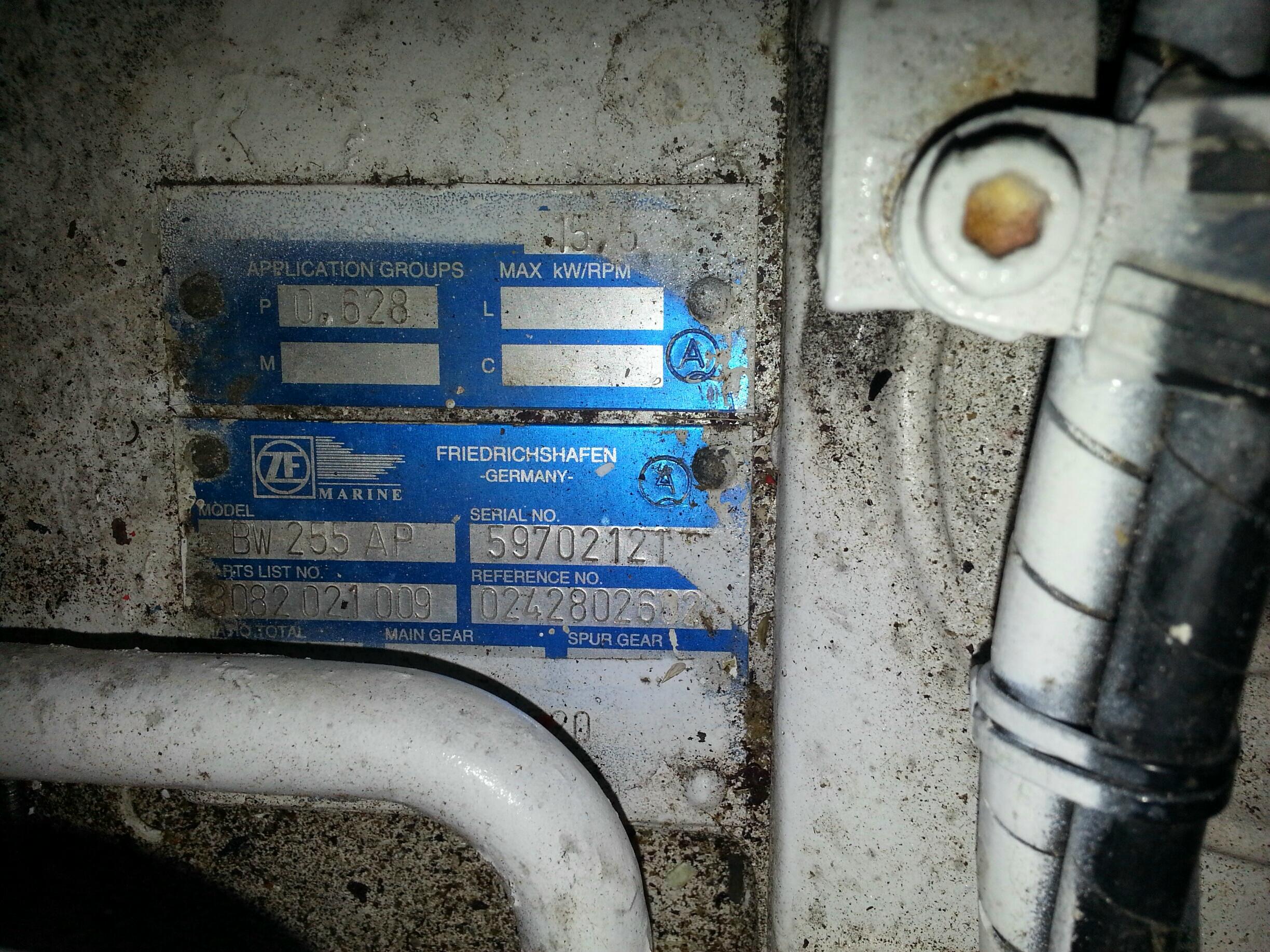 ZF BW255AP Used Marine Transmissions