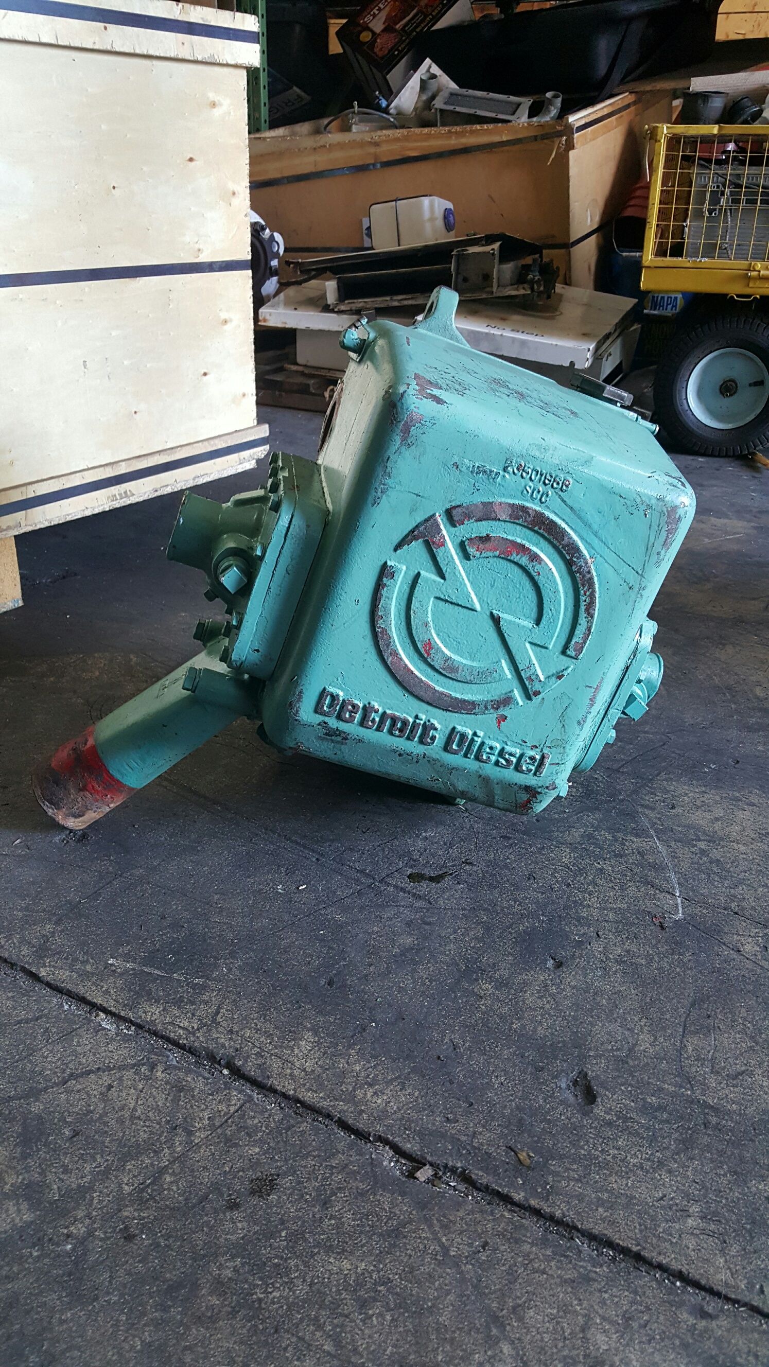 Detroit Diesel 8V-92T Heat Exchanger Tank